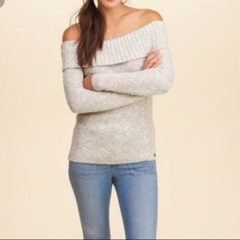New Hollister off the shoulder sweater size S - Picture 7 of 7